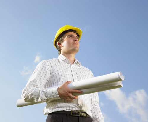 Project manager on site